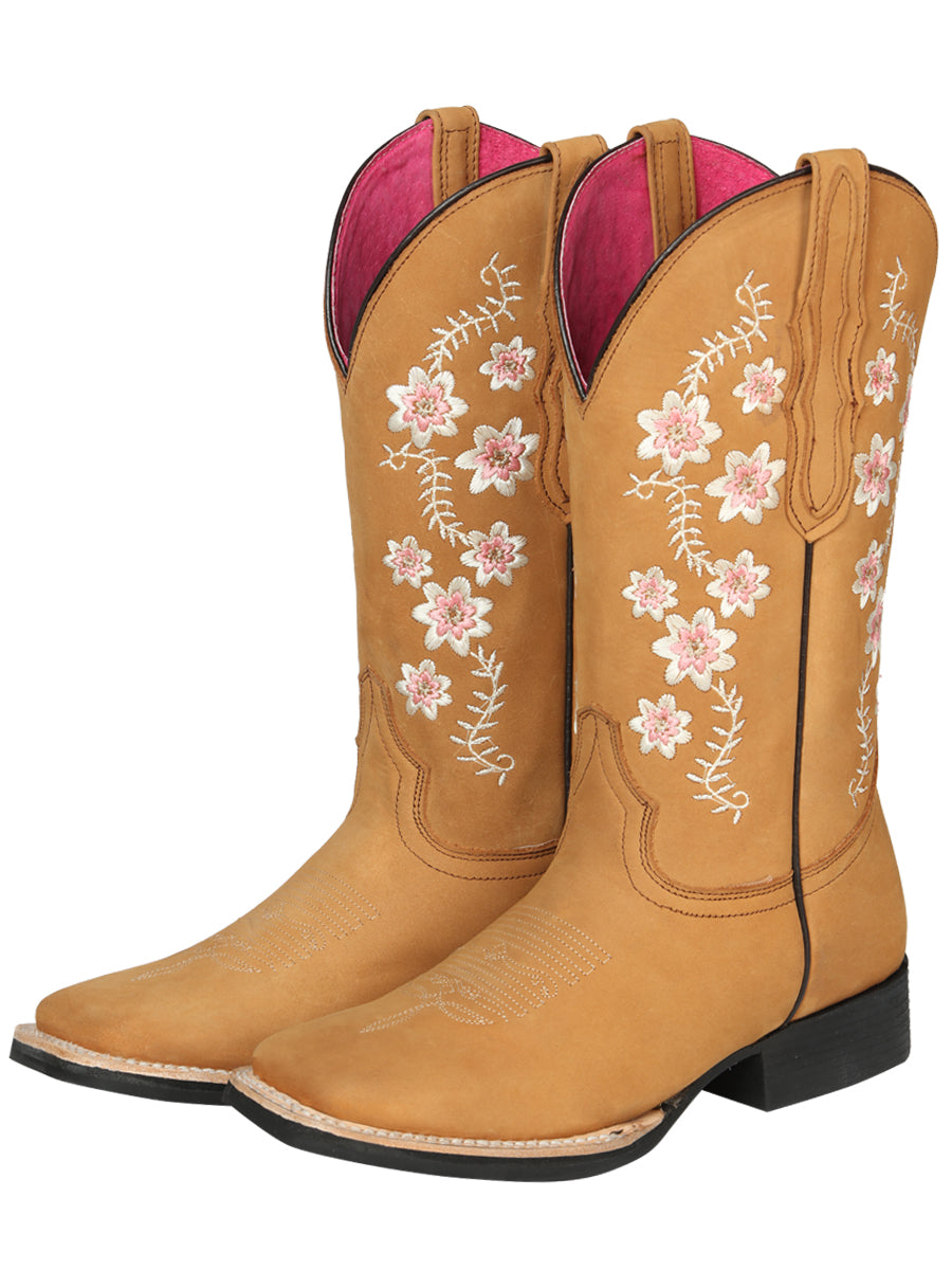 Cowboy Boot - El Geneal Rodeo - Woman Nobuck - Peach 44644