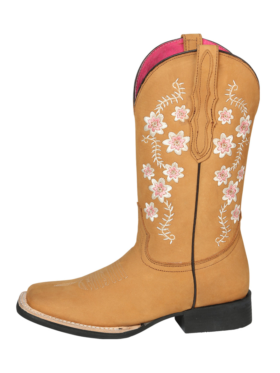 Cowboy Boot - El Geneal Rodeo - Woman Nobuck - Peach 44644