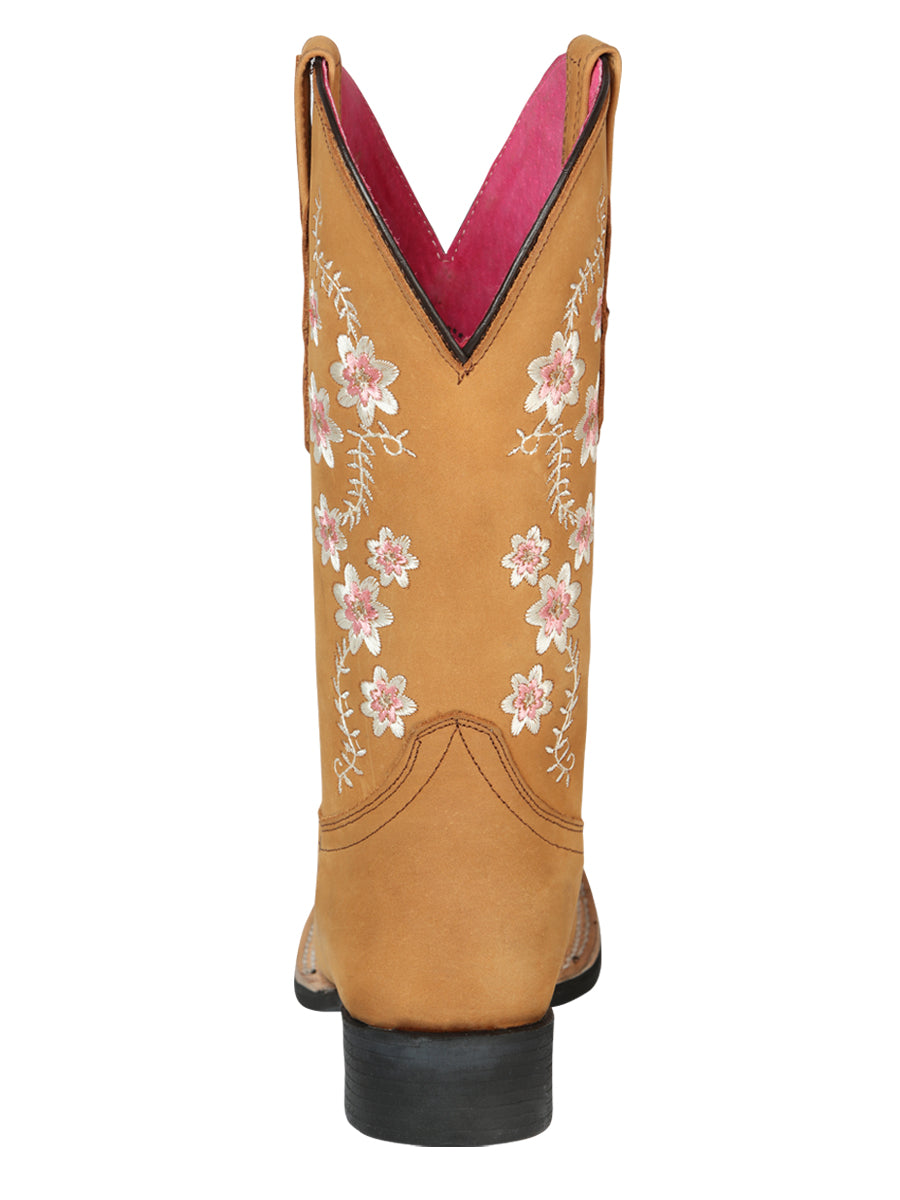 Cowboy Boot - El Geneal Rodeo - Woman Nobuck - Peach 44644