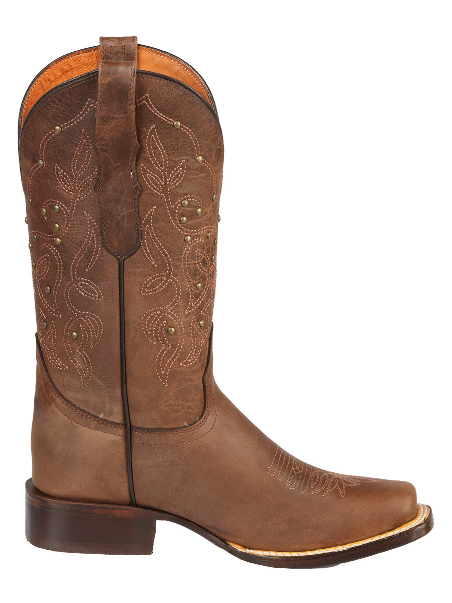 El General Women’s Rodeo Boot - Alazan Brown 44853