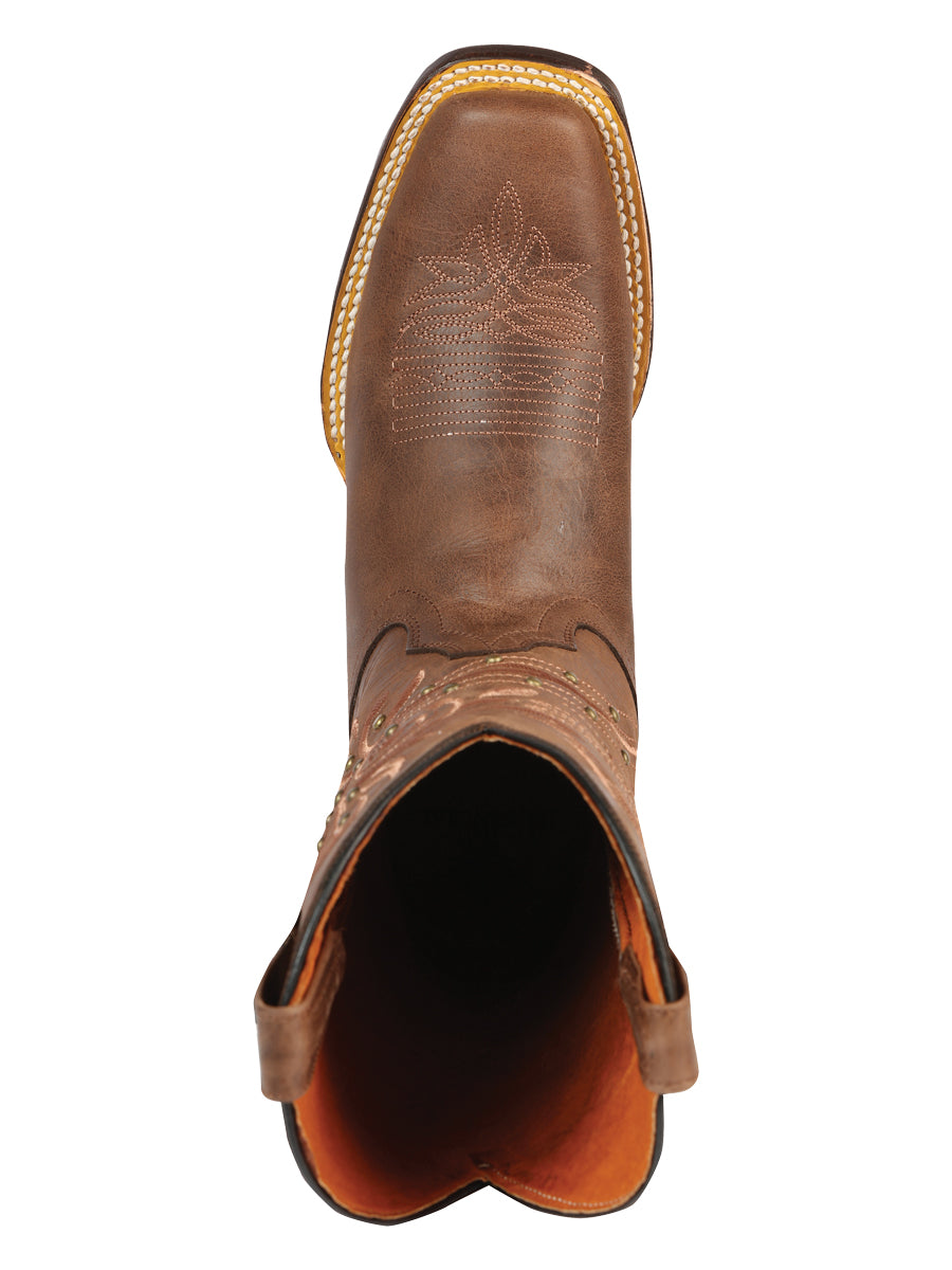 El General Women’s Rodeo Boot - Alazan Brown 44854