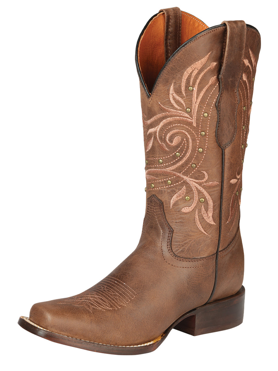 El General Women’s Rodeo Boot - Alazan Brown 44854