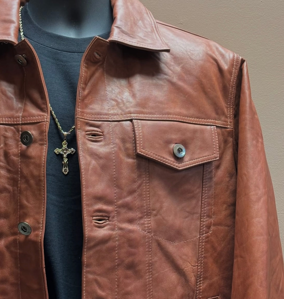 Traditional Brown - 100% Real Leather Jacket