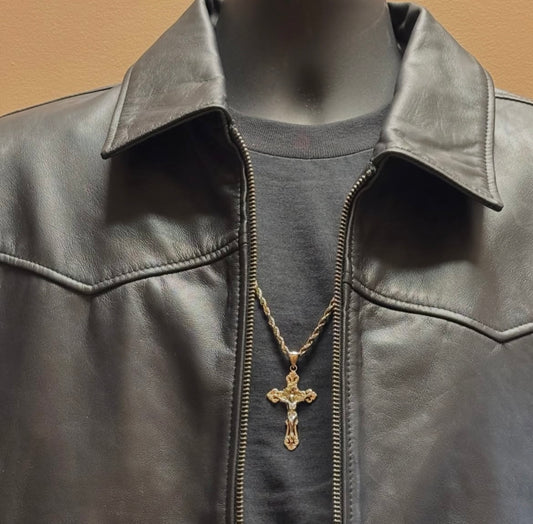 Classic Black Jacket - 100% Real Leather