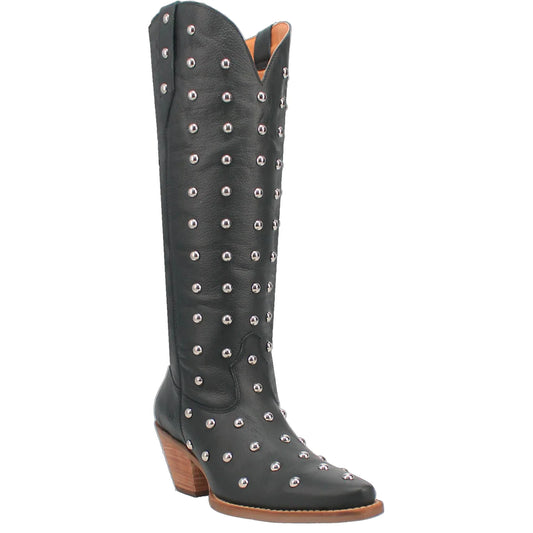 BROADWAY BUNNY LEATHER BOOT BLACK