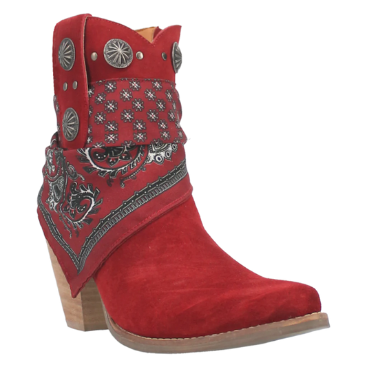 BANDIDA LEATHER BOOT RED