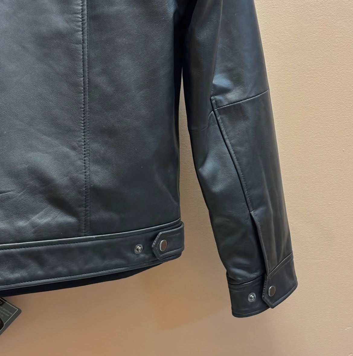 Classic Black Jacket - 100% Real Leather