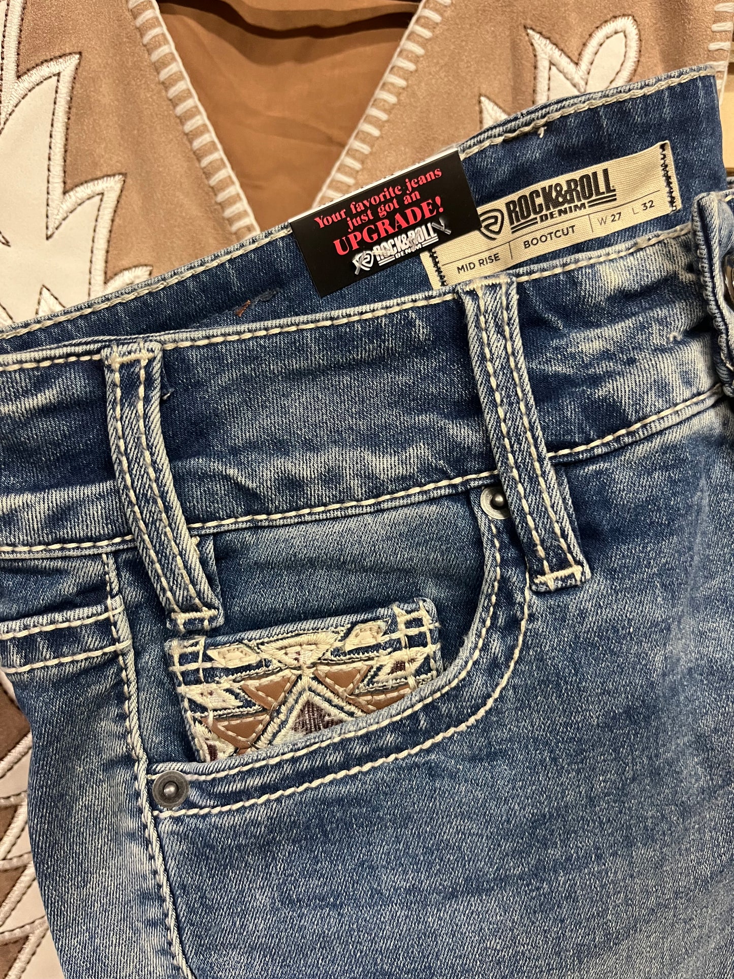 Women's Cowgirl Bootcut Jeans - Rock & Roll
