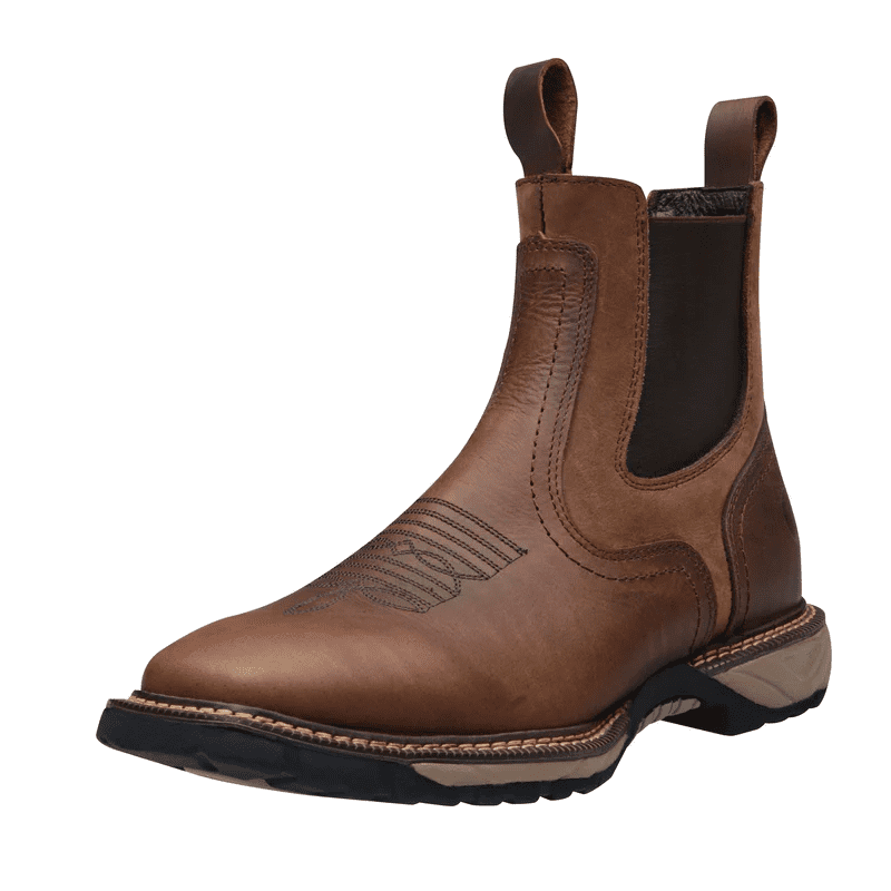 【牛•*¨*•.¸♬︎】 Cebu Work Ankle Boots BC Thunder Brown – Zapateria Alberto Western