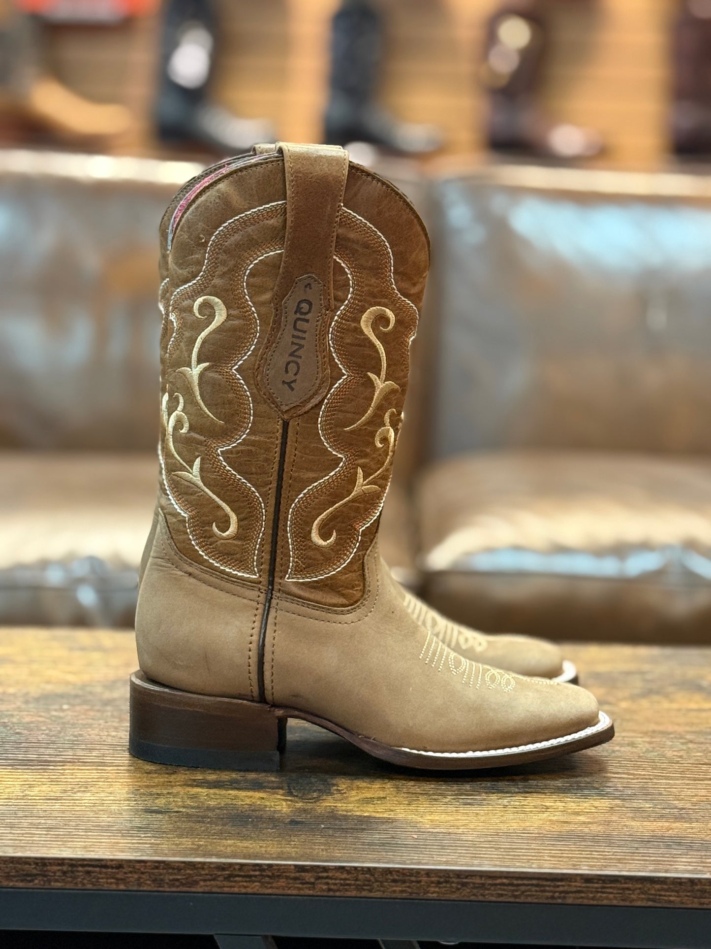 Quincy Rodeo Boot Tan