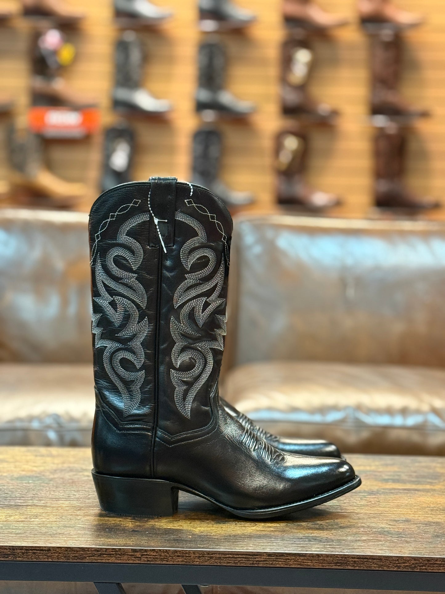 Dan Post Men's Mignon Western Boots - Round Toe Black