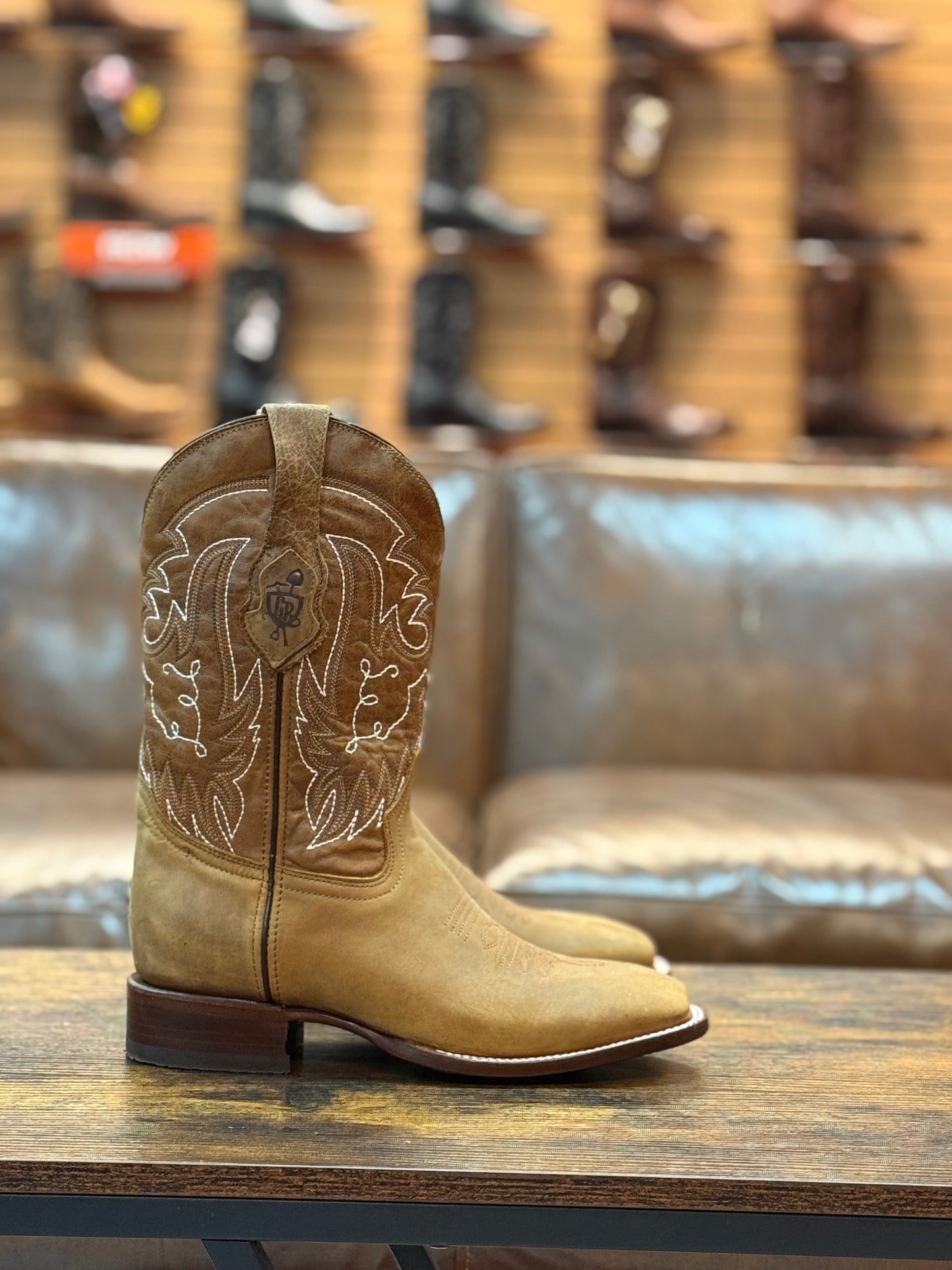 GoldRush Boots Rodeo Square Toe Tan