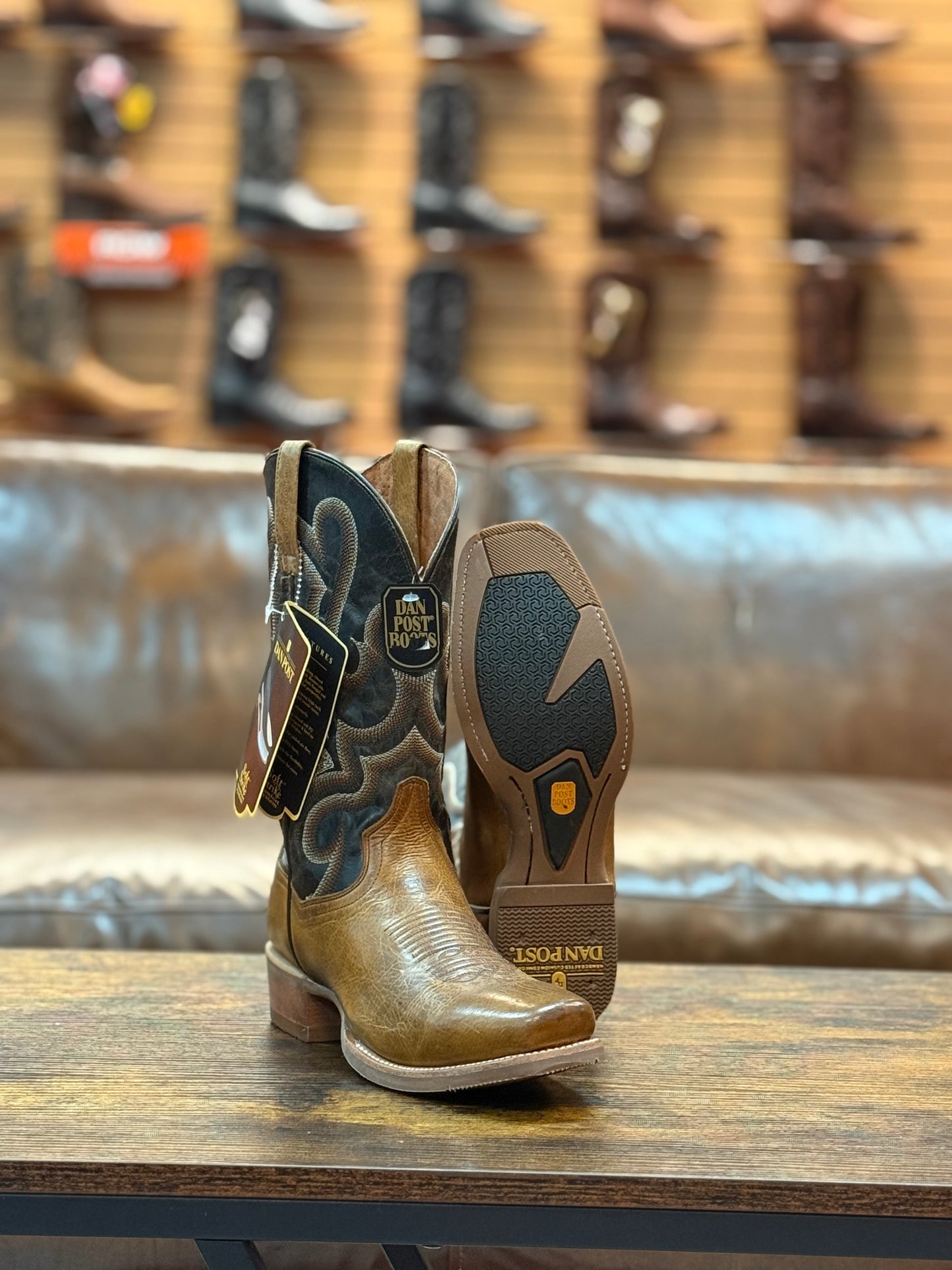 Dan Post Men's Richland Western Boots Saddle
