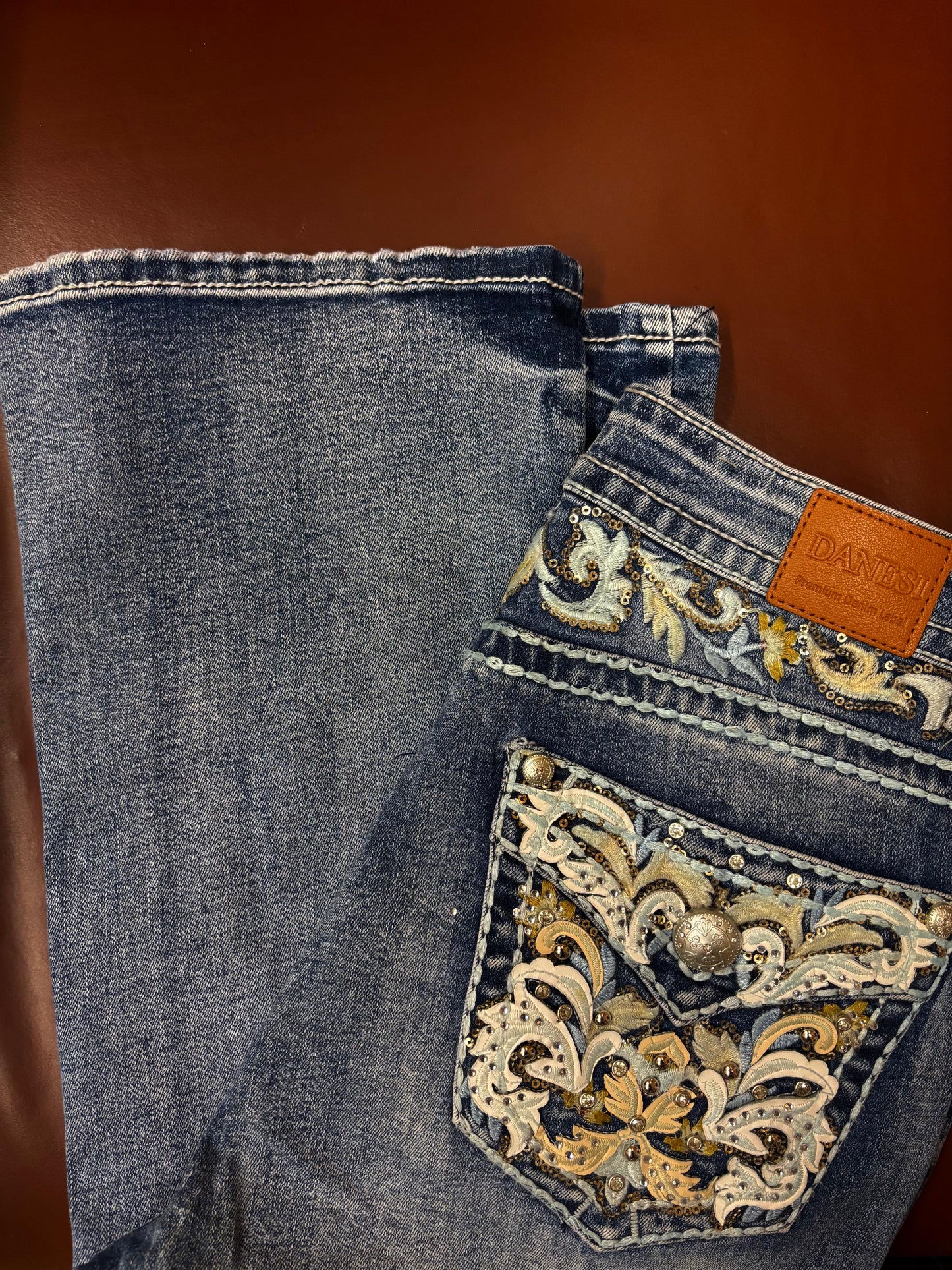 Light Women's Rhinestone Jean - Bootcut