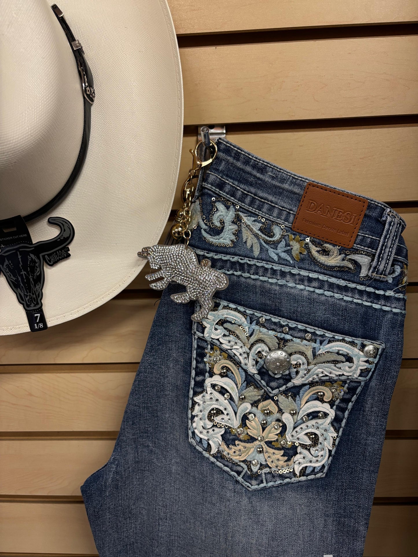 Light Women's Rhinestone Jean - Bootcut