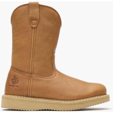 Georgia Men's Wedge Wellington Work Boot - Brown - G5153