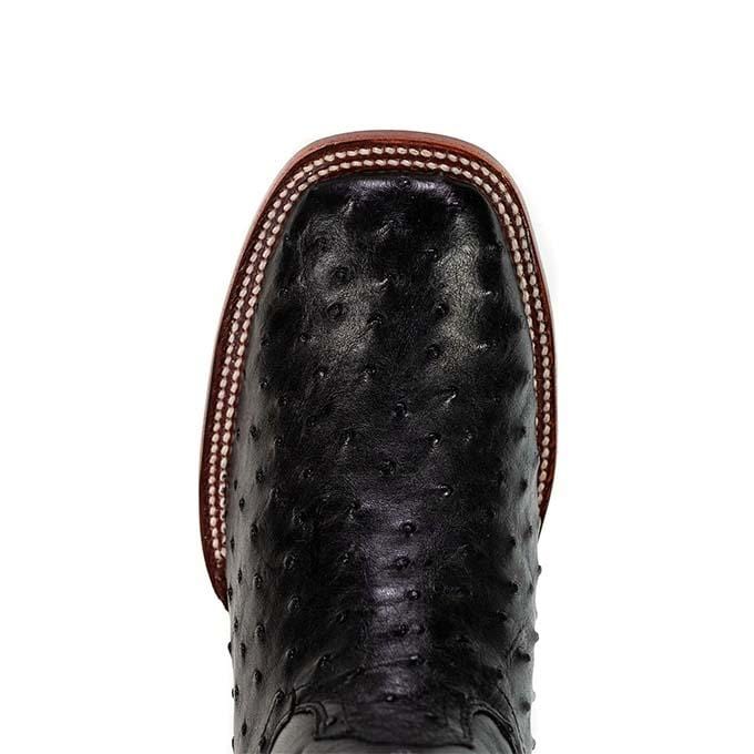 Exotic Ostrich Square Boots Los Altos Boots