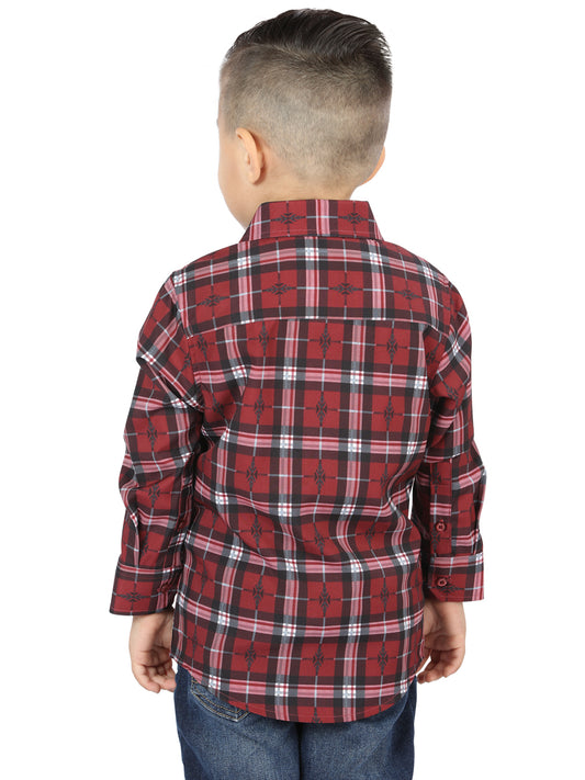 El General Red Casual Long-Sleeve Shirt 44744