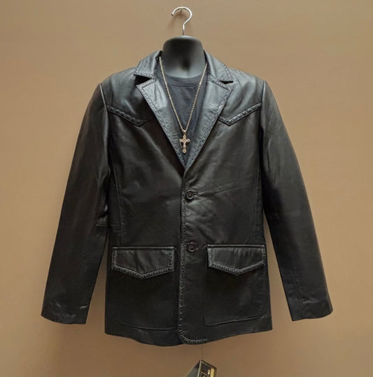 Timeless Black - Jacket 100% Leather