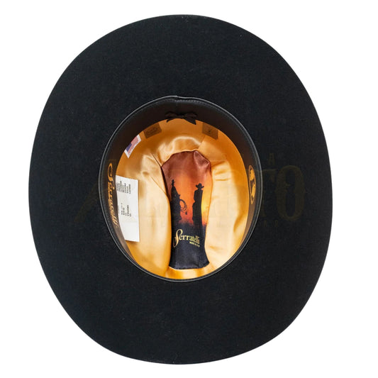 Seratelli 6X Beaver Felt Hat Black