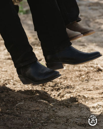 Ringo Oval Black Boots by Denver Western