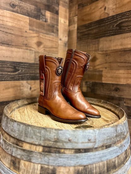 Los Altos Boots Belmont Brown Roper Toe