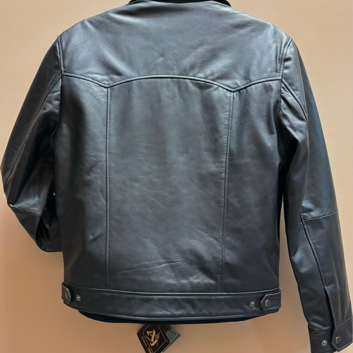 Classic Black Jacket - 100% Real Leather