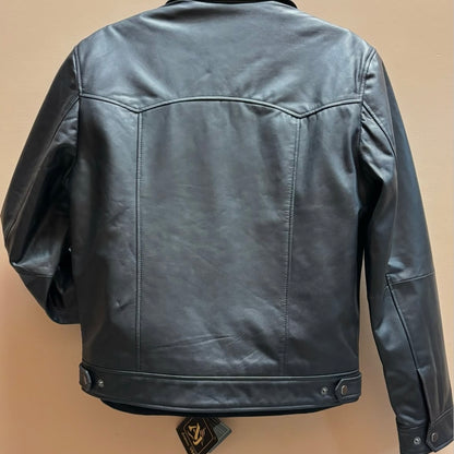 Classic Black Jacket - 100% Real Leather