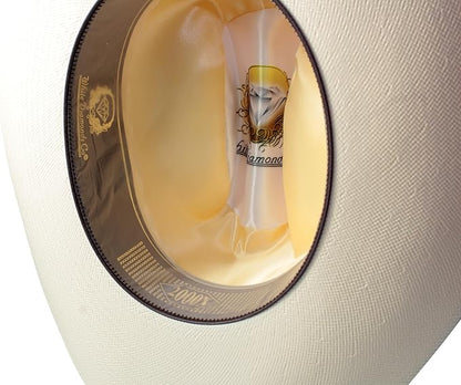 Sombrero Sinaloa 3 1/2"2000X White Diamonds Boots