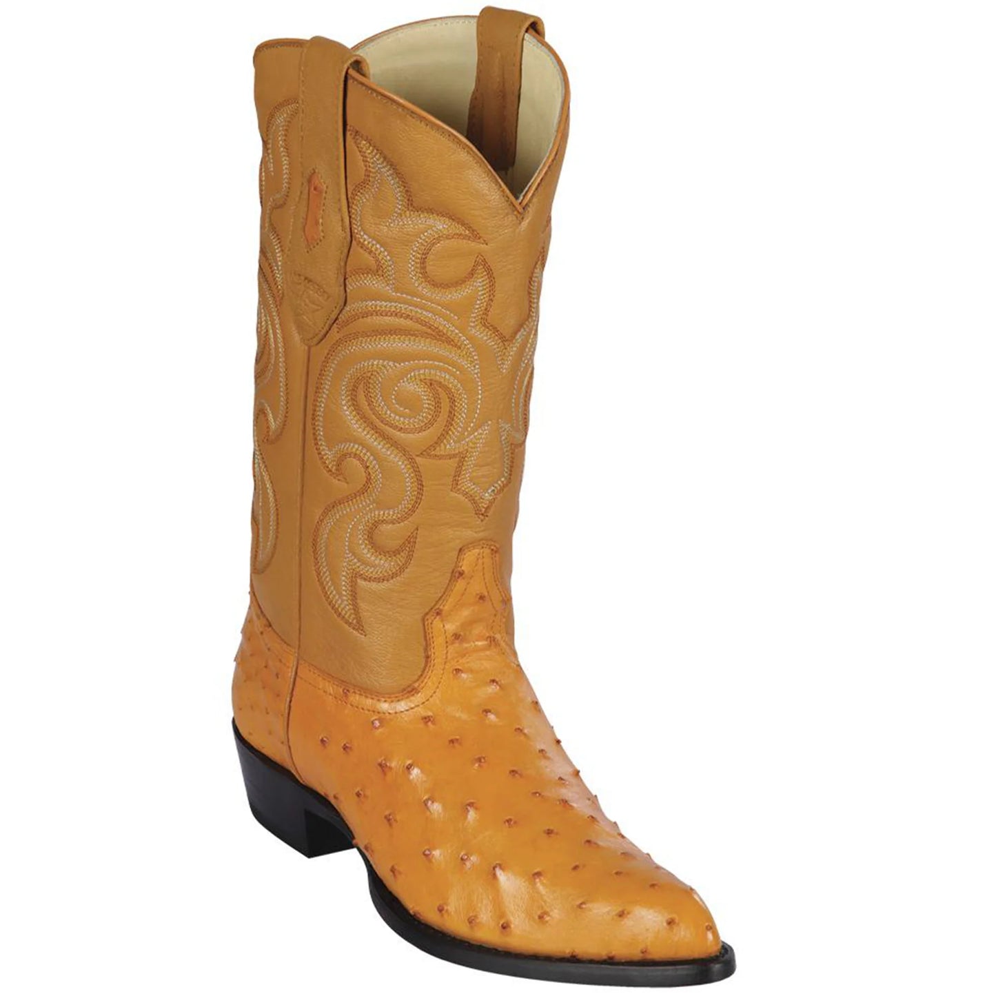 Los Altos Buttercup Ostrich Cowboy Boots