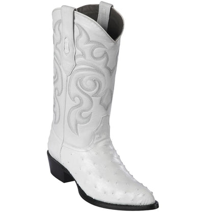 Los Altos Boots White Ostrich J Toe Boots – Zapateria  display picture 2