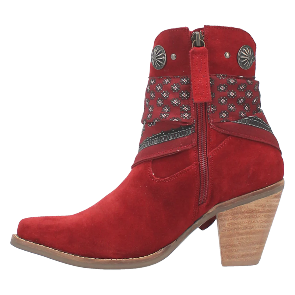 BANDIDA LEATHER BOOT RED