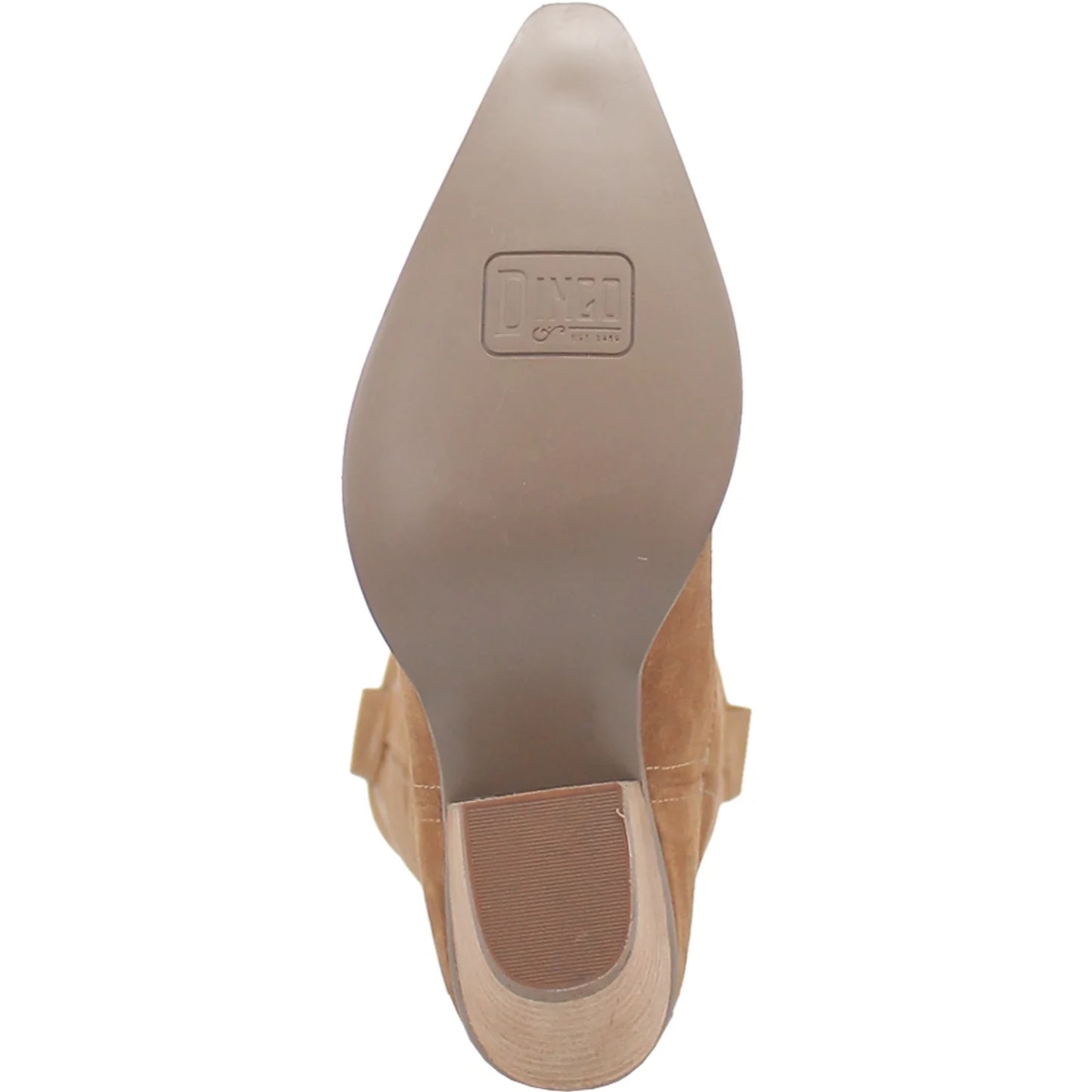 Dingo Womens Thunder Road Stacked Heel Camel