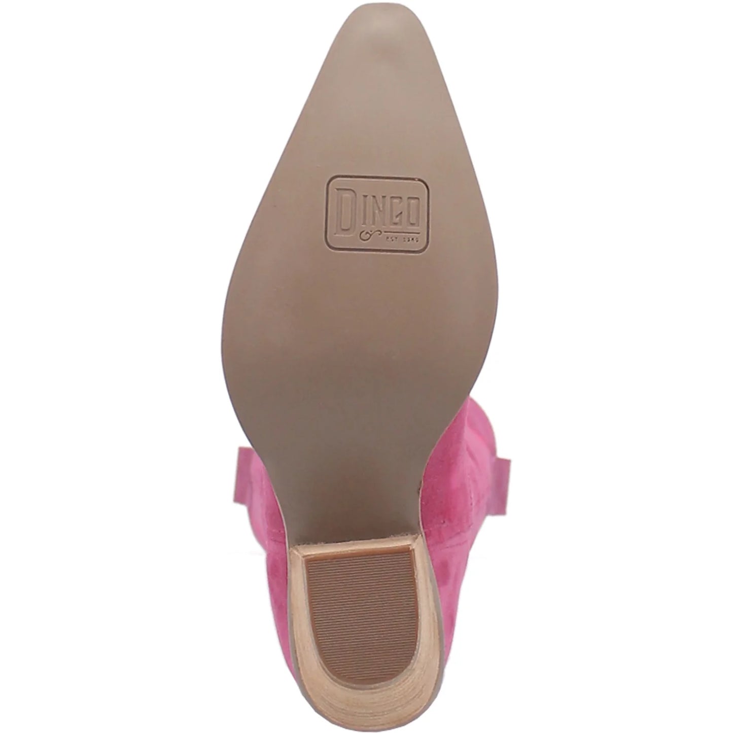 Dingo Womens Thunder Road Stacked Heel Fuchsia