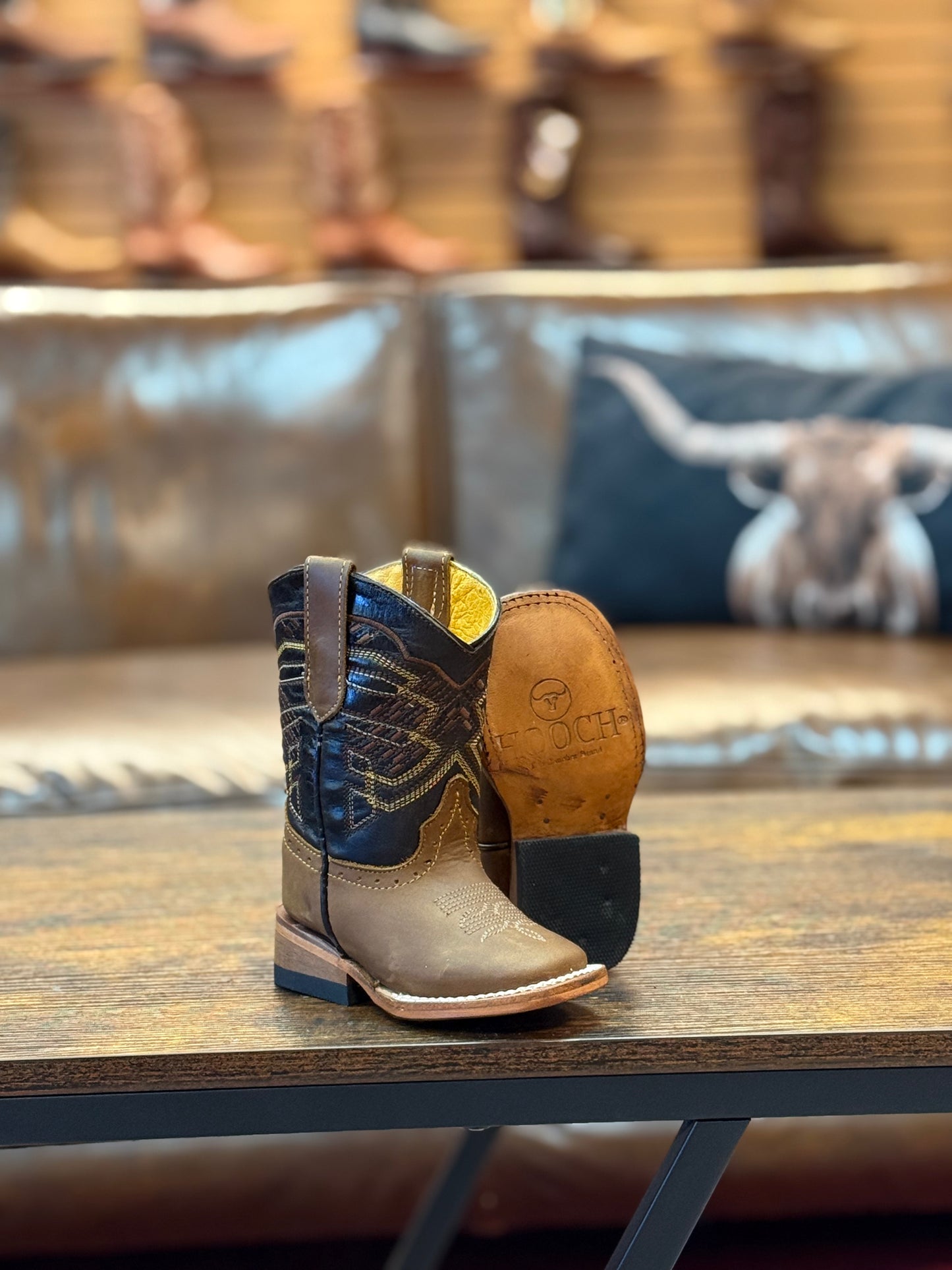 Hooch Boot Vaquerito Square Toe Tan