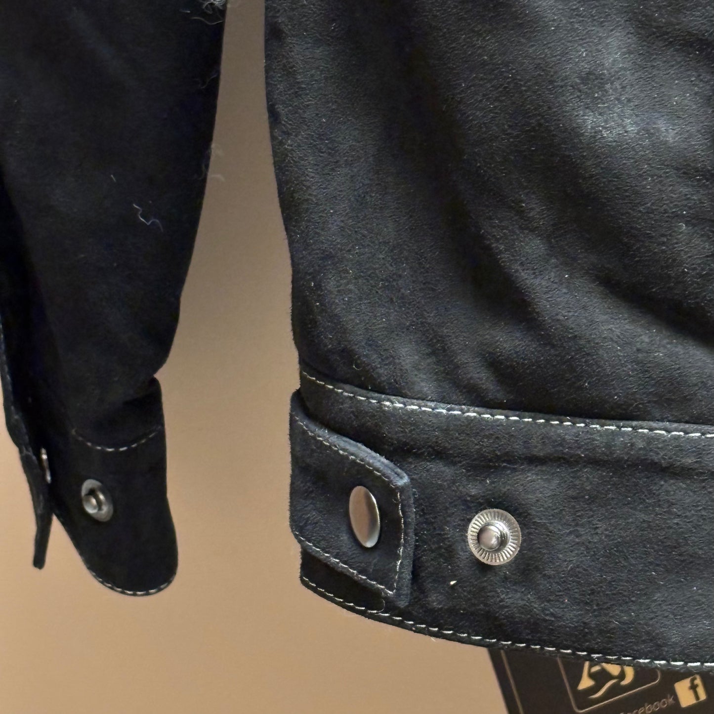 Malboro Wayne Black Leather Jacket