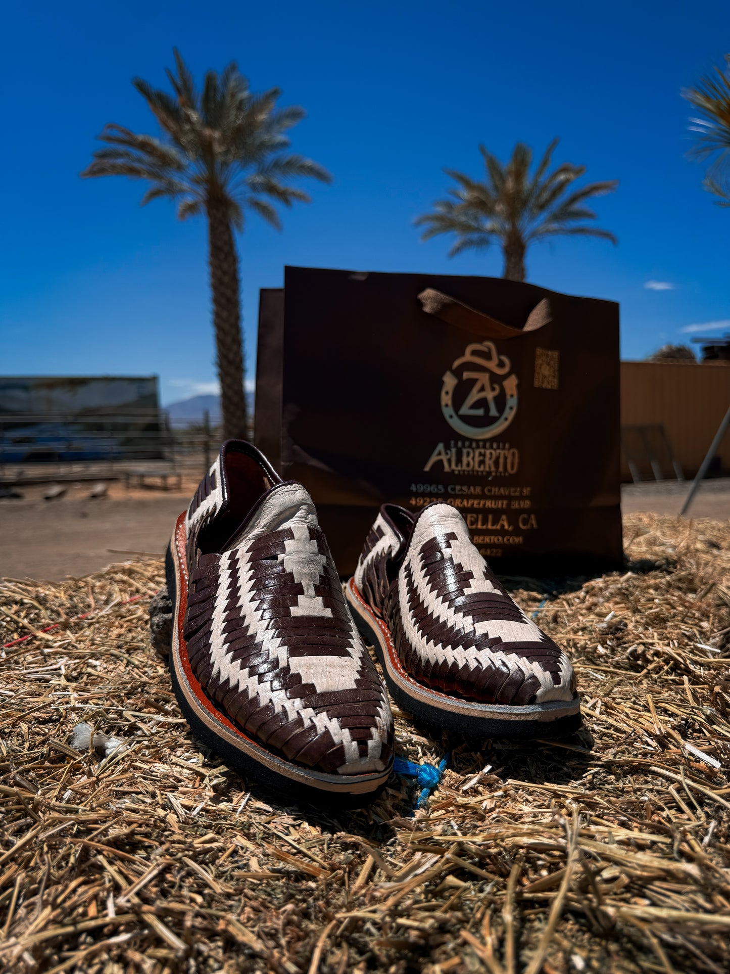 Huarache Mocasin Cafe / Natural