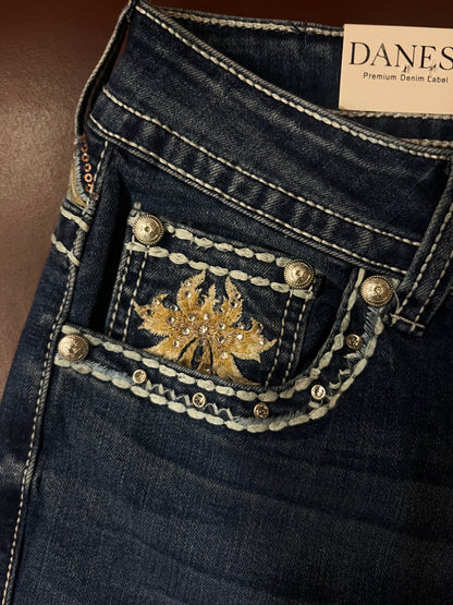 Women's Jaripeo Rhinestone Western Cowgirl Jeans