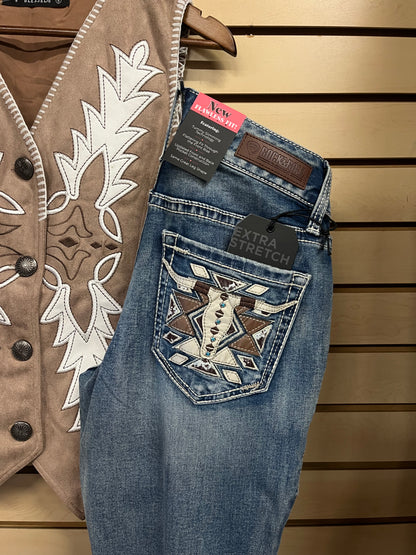 Women's Cowgirl Bootcut Jeans - Rock & Roll