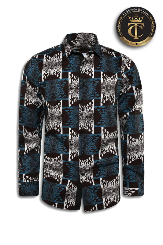 Camisa Contti La Flame Blue