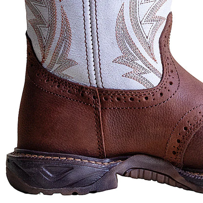 Cebu Comanche - 10" Square  Toe Milk Mocha