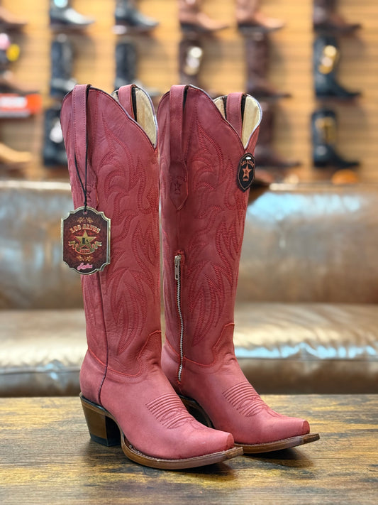 Los Altos High Knee Desert Red Fashion Cowgirl Boot
