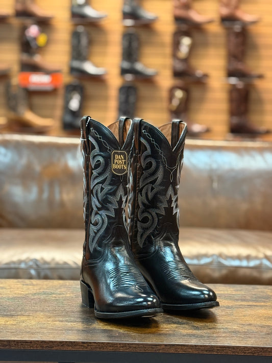 Dan Post Men's Mignon Western Boots - Round Toe Black