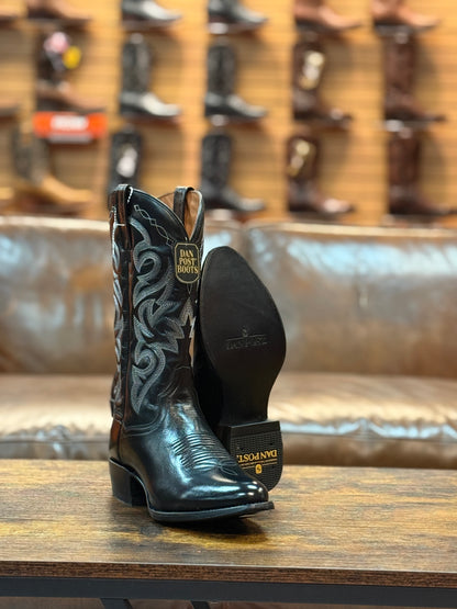 Dan Post Men's Mignon Western Boots - Round Toe Black
