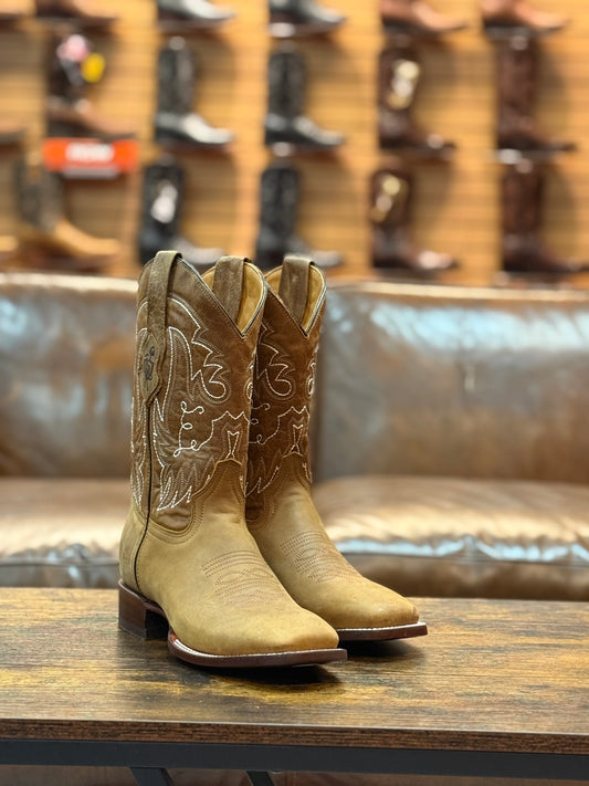 GoldRush Boots Rodeo Square Toe Tan