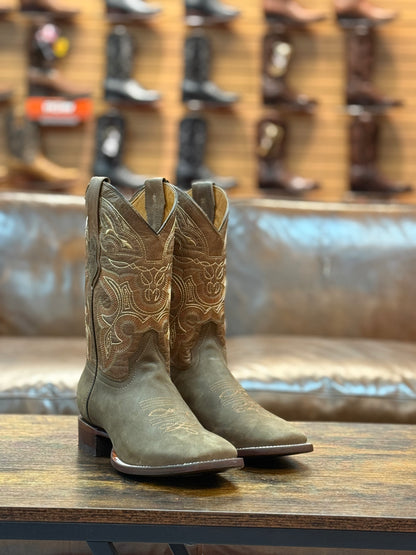 GoldRush Boots Rodeo Square Toe Rustic Tan