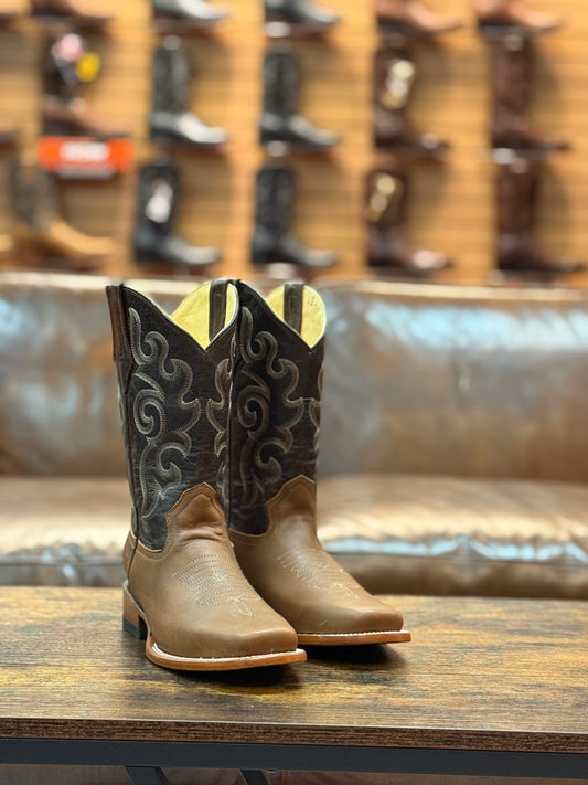 Denver Boots Alfa Narrow Square Toe Tan