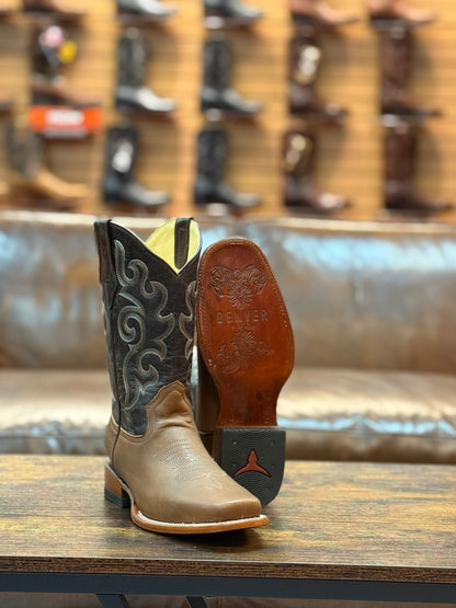 Denver Boots Alfa Narrow Square Toe Tan