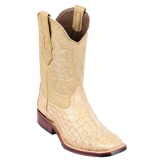 Men's Los Altos Caiman Oryx Flank Wide Square Toe Boots 826A18