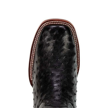 Exotic Ostrich Square Boots Los Altos Boots